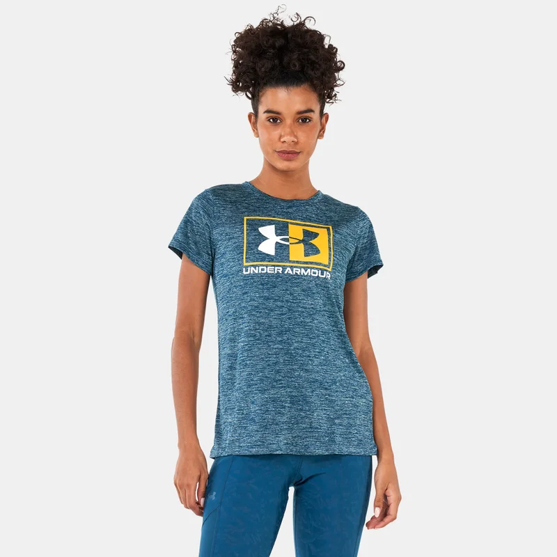 اندر ارمر تيشيرت يو إيه تك تويست بوكس نسائي